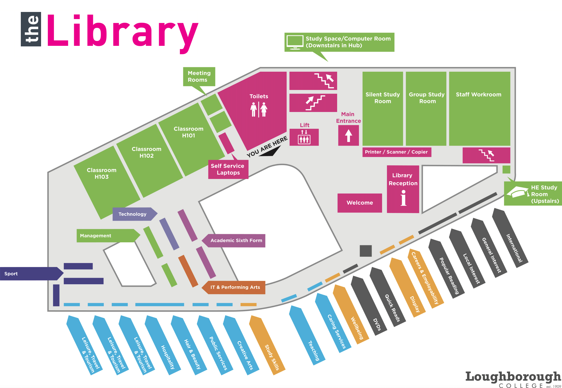 College Library Map